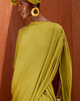 AYANA DRAPPED TOP X BALLON PANTS