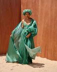 ZAYA ROBE X SLIP DRESS