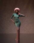 SPROUTED MESH DRESS CIRCLES