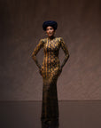SPROUTED MESH DRESS CIRCLES