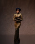 SPROUTED MESH DRESS CIRCLES