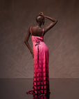 DEGRADED LYCRA SLIP DRESS