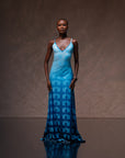 DEGRADED LYCRA SLIP DRESS