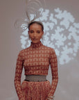 FUGA PLEATED SKIRT PRINT