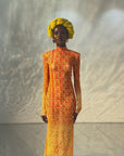 SPROUTED MESH DRESS CIRCLES