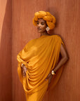 AYANA DRAPED TOP X WRAPPER