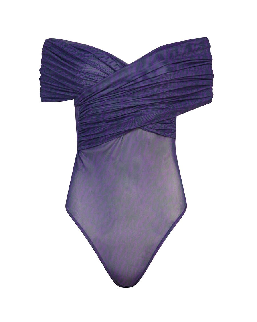 COCOA BODY SUIT CALLIGRAPHIC