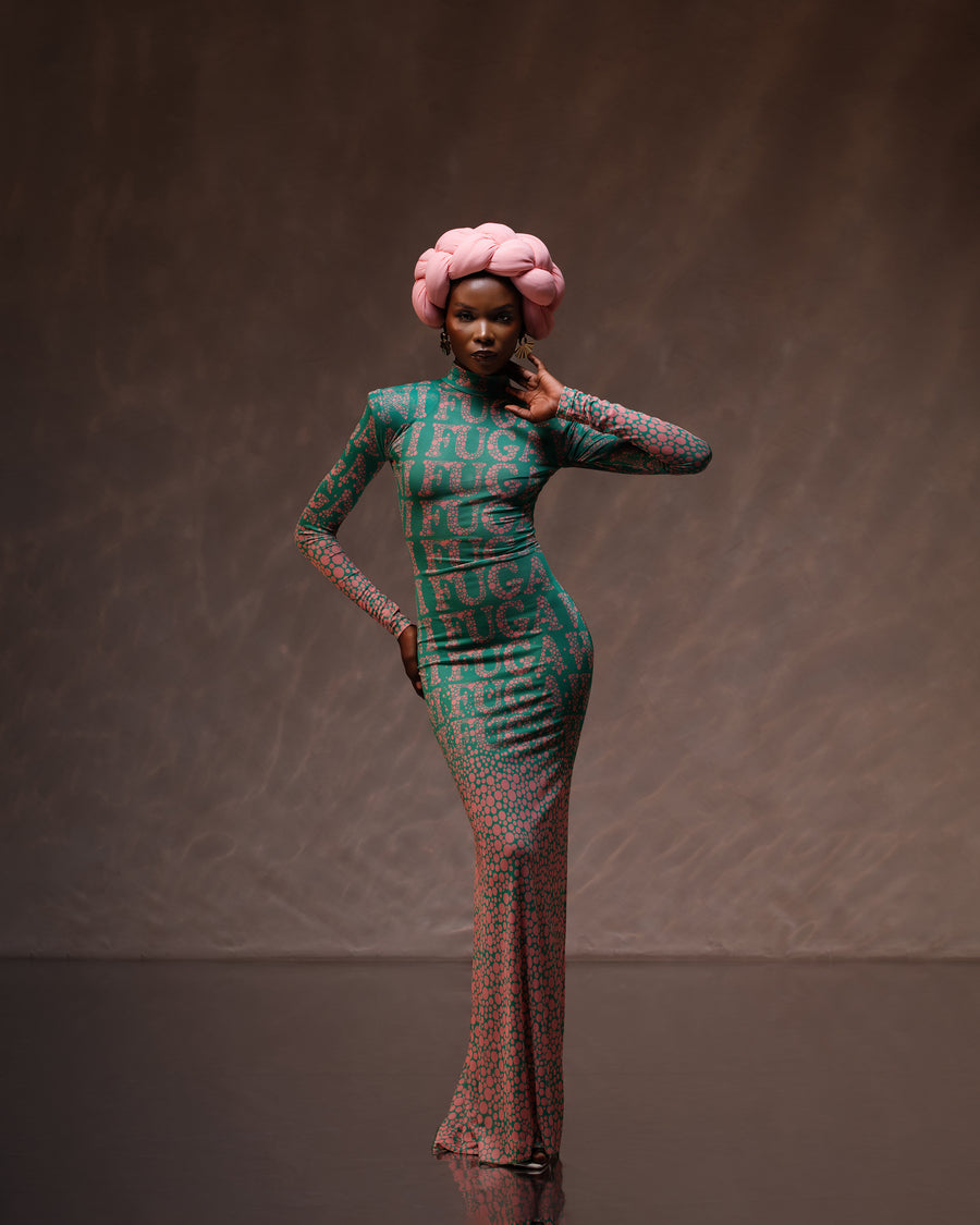 SPROUTED MESH DRESS CIRCLES