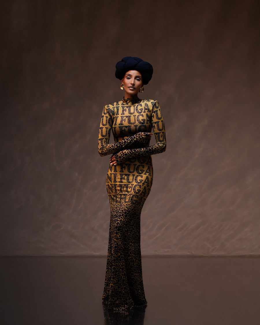 SPROUTED MESH DRESS CIRCLES