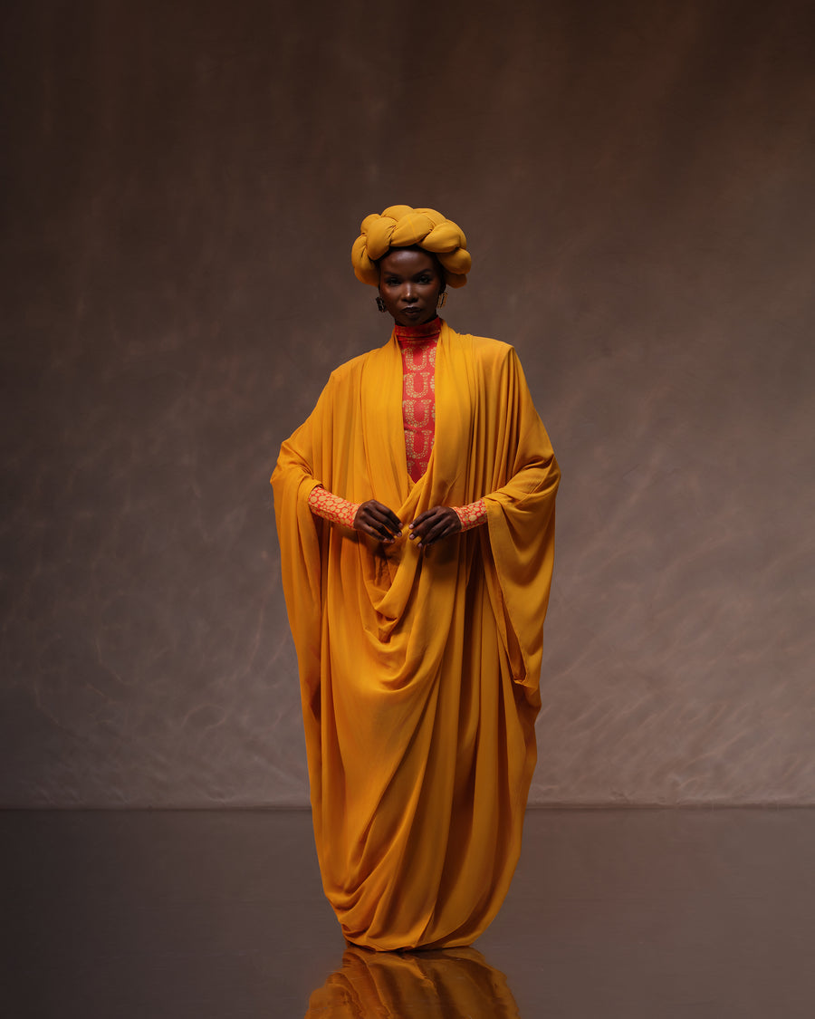 SPROUTED MESH DRESS CIRCLES