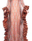 ZINNIA RUFFLED CAFTAN