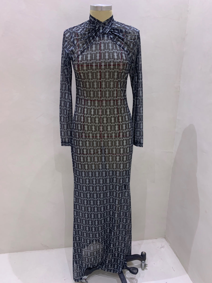 IRIS MESH DRESS