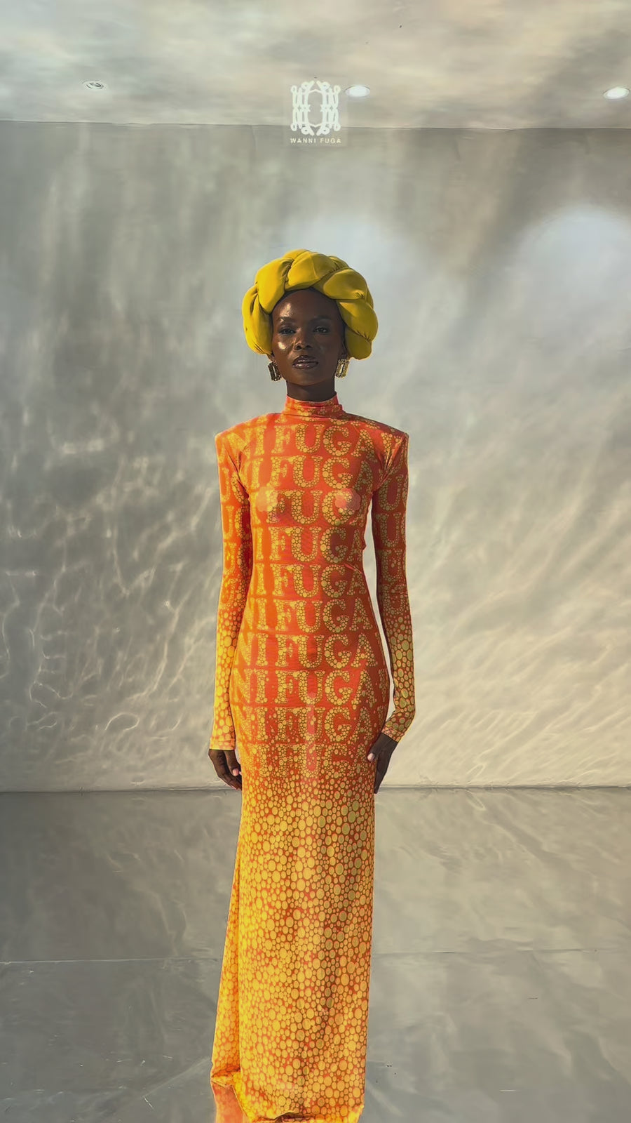 SPROUTED MESH DRESS CIRCLES