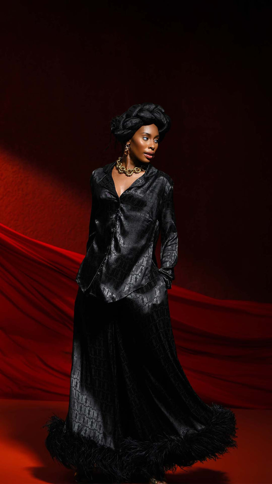 EEDANI SET BROCADE SILK